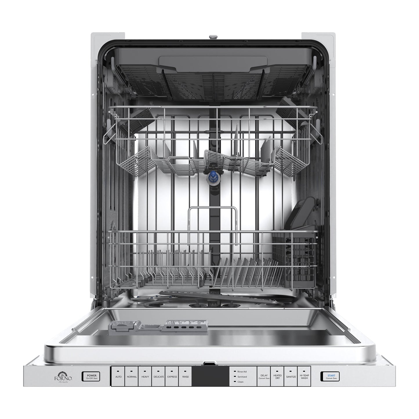 FORNO Rivestito 24-Inch Built-In Panel-Ready Dishwasher with Stainless Steel Interior, 45 dBA, ENERGY STAR, Model FDWBI8011-24