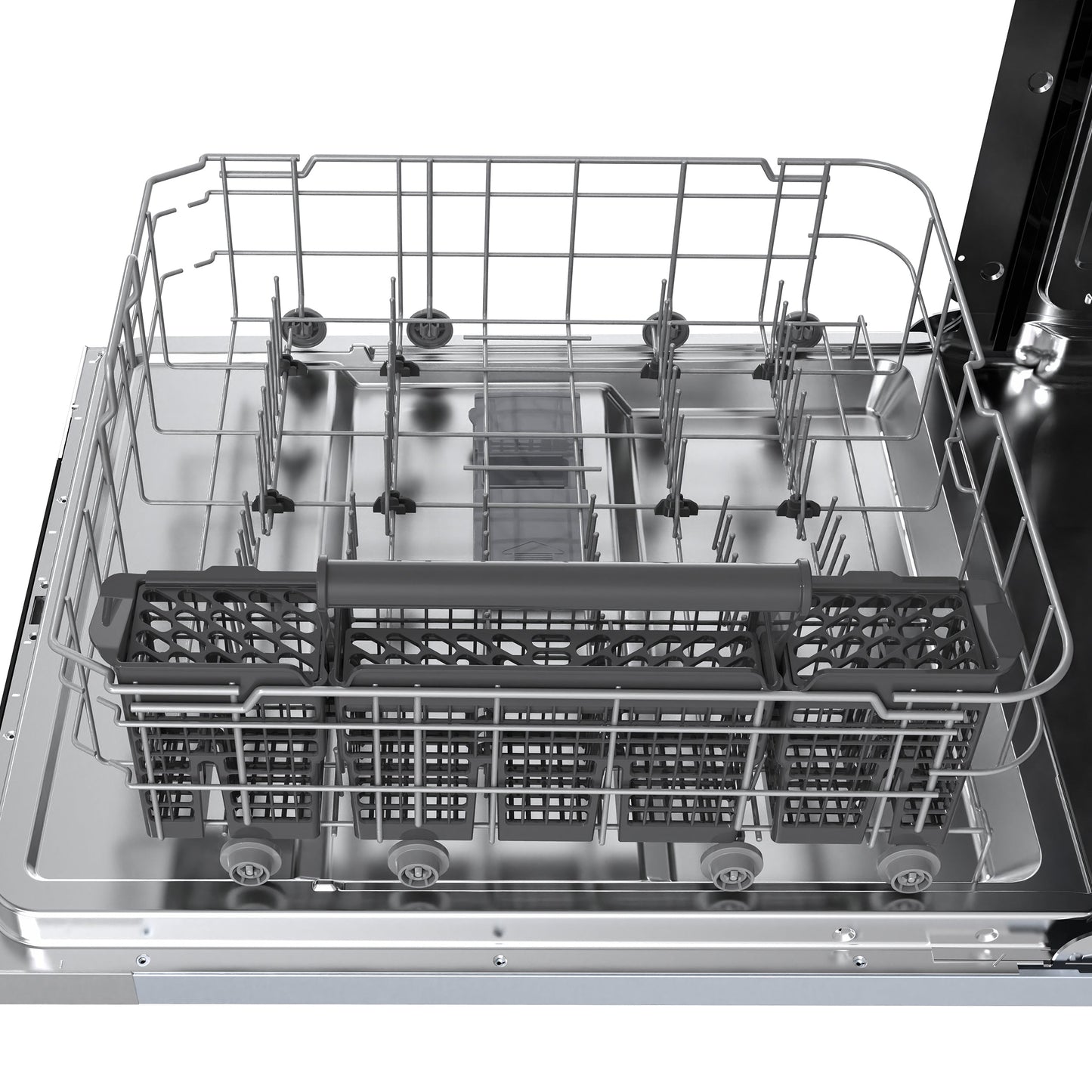 FORNO Rivestito 24-Inch Built-In Panel-Ready Dishwasher with Stainless Steel Interior, 45 dBA, ENERGY STAR, Model FDWBI8011-24