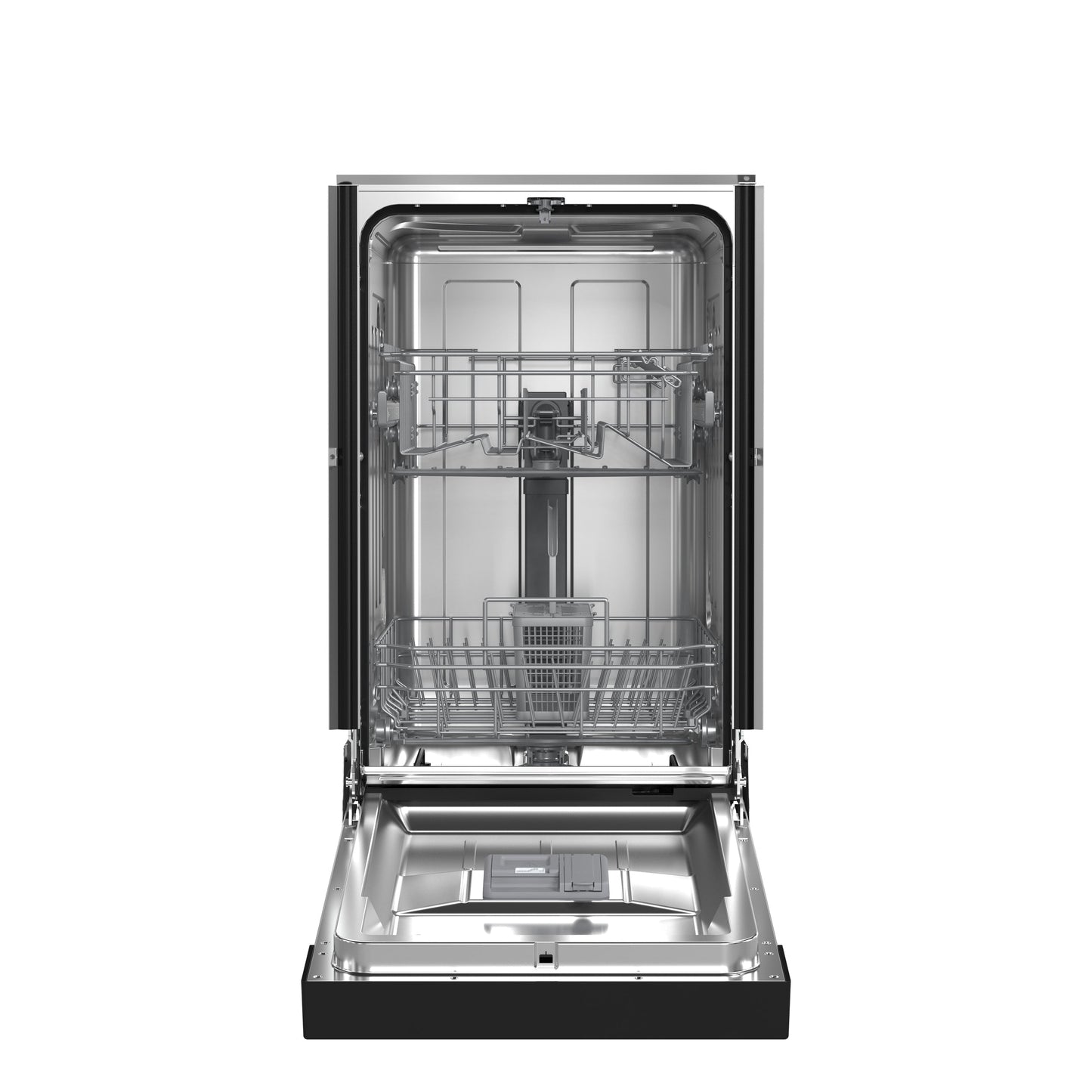 FORNO Polo 18-Inch Built-In Dishwasher, Stainless Steel, Model FDWBI8041-18S