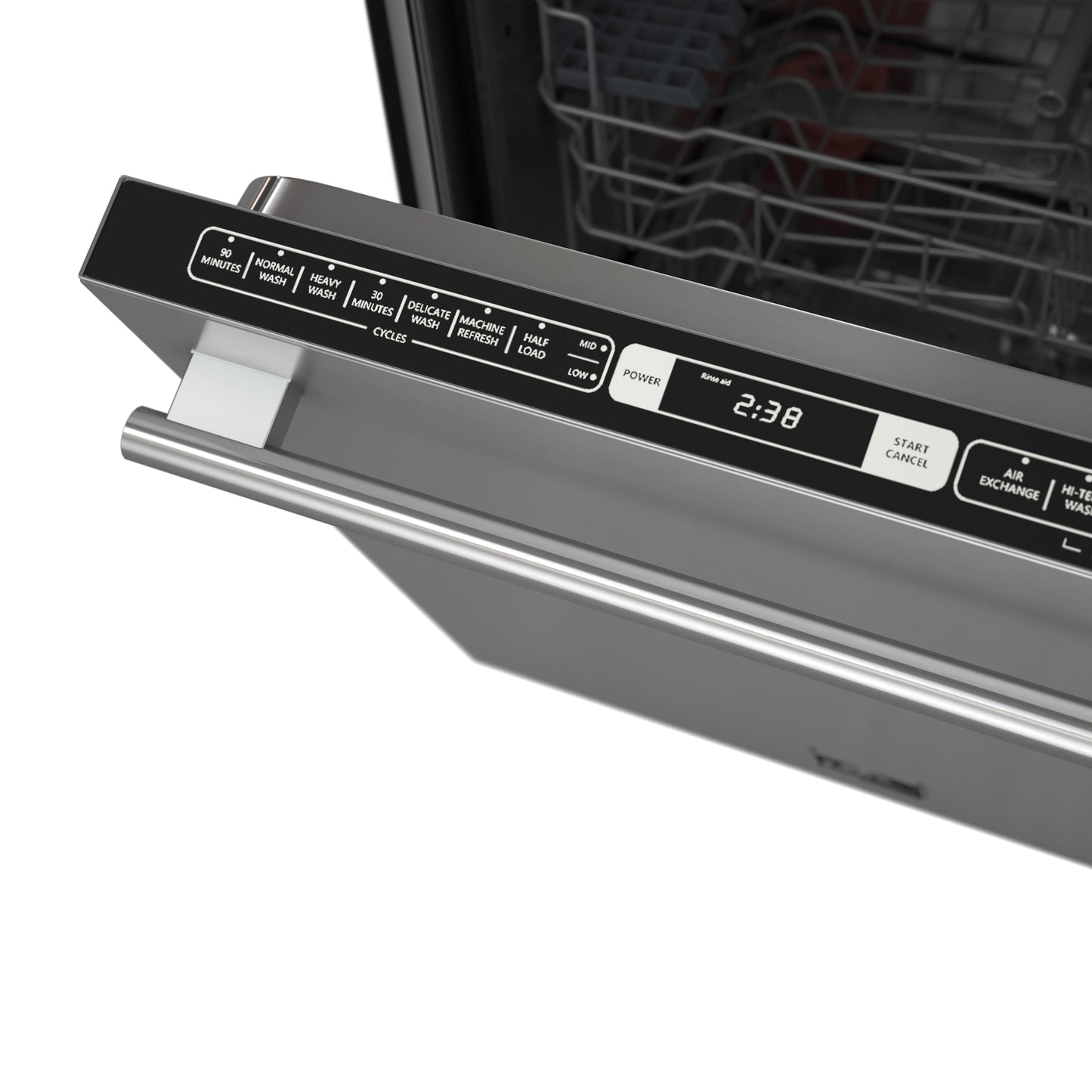 FORNO Romano 24-Inch Built-In Tall Tub Dishwasher, Stainless Steel, Model FDWBI8035-24S