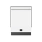 Forno Espresso Romano 24-Inch Built-In Tall Tub Dishwasher, White with Stainless Steel Handles (FDWBI8035-24WHT)