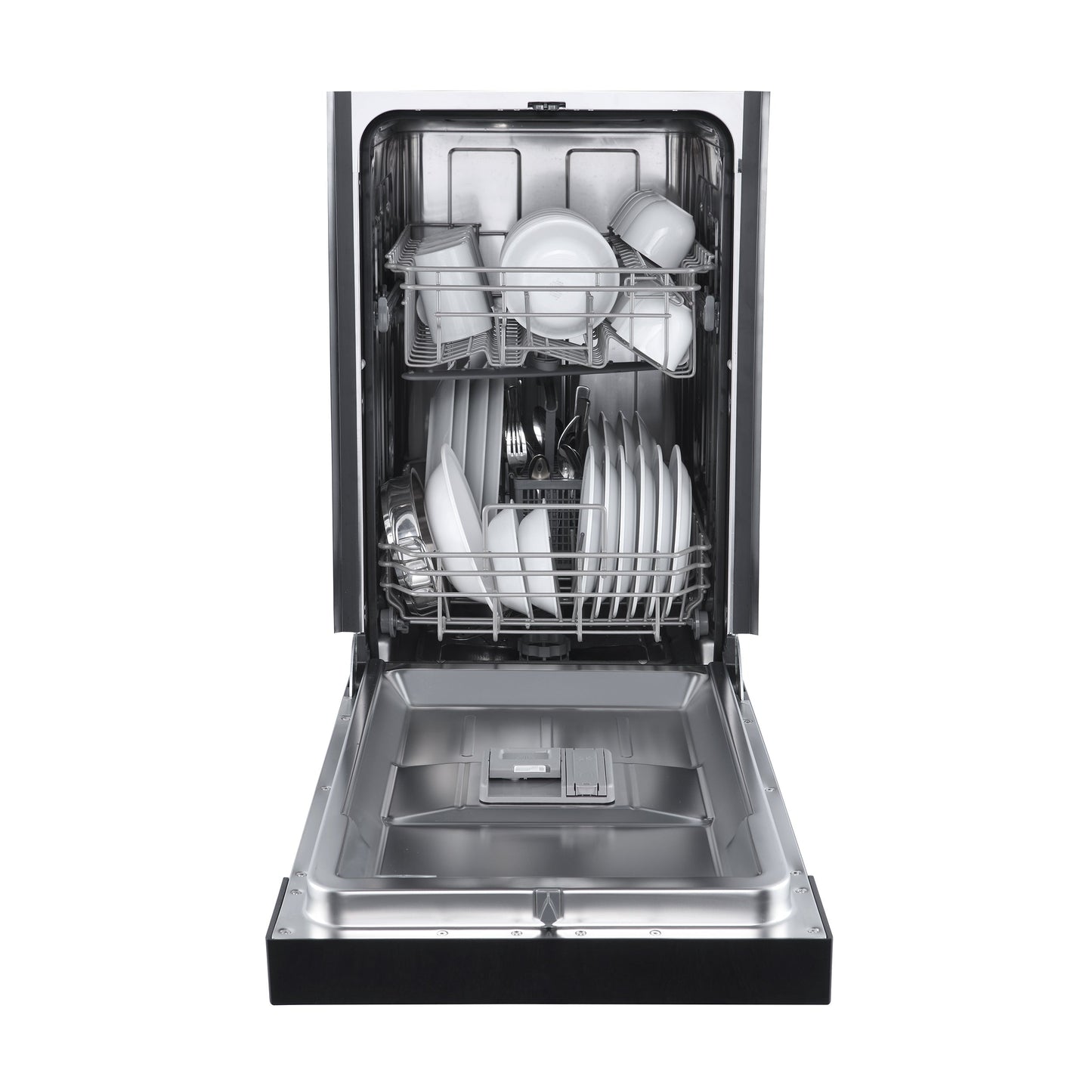 FORNO Polo 18-Inch Built-In Dishwasher, Black (Model FDWBI8041-18BLK)