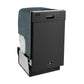 FORNO Polo 18-Inch Built-In Dishwasher, Black (Model FDWBI8041-18BLK)