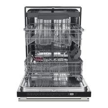 FORNO Pozzo 24-Inch Built-In Dishwasher, Black Finish with Stainless Steel Handles (Model FDWBI8067-24BLK)