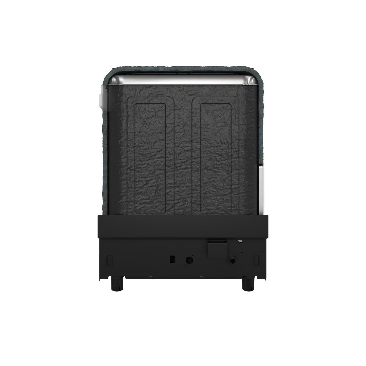 FORNO Pozzo 24-Inch Built-In Dishwasher, Black Finish with Stainless Steel Handles (Model FDWBI8067-24BLK)