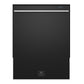 FORNO Pozzo 24-Inch Built-In Dishwasher, Black Finish with Stainless Steel Handles (Model FDWBI8067-24BLK)