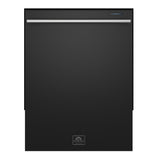 FORNO Pozzo 24-Inch Built-In Dishwasher, Black Finish with Stainless Steel Handles (Model FDWBI8067-24BLK)