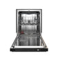 FORNO Pozzo 24-Inch Built-In Dishwasher, Black Finish with Stainless Steel Handles (Model FDWBI8067-24BLK)