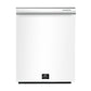 FORNO Pozzo 24-Inch Built-In Dishwasher, White with Stainless Steel Handle (FDWBI8067-24WHT)