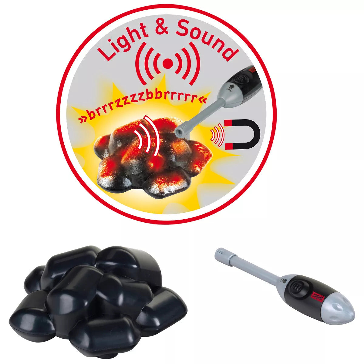 Weber Kettle Barbecue Light & Sound Kids Toy BBQ Set – Pretend Play, Ages 3+