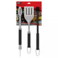Weber 3-Piece Precision Grill Tool Set – Black