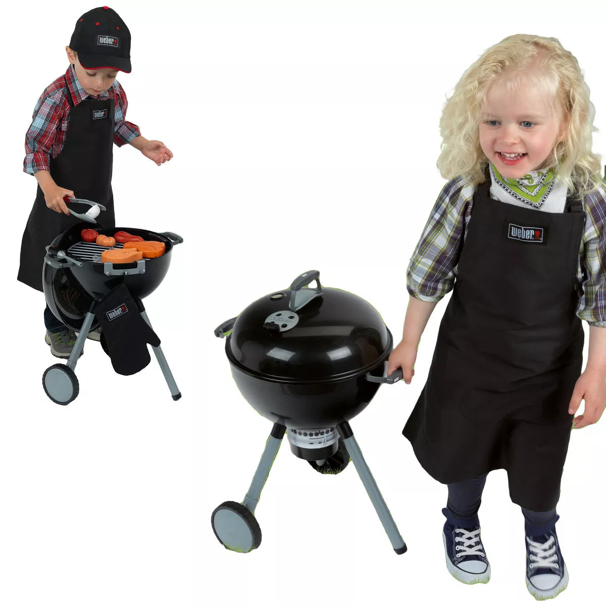 Weber Kettle Barbecue Light & Sound Kids Toy BBQ Set – Pretend Play, Ages 3+