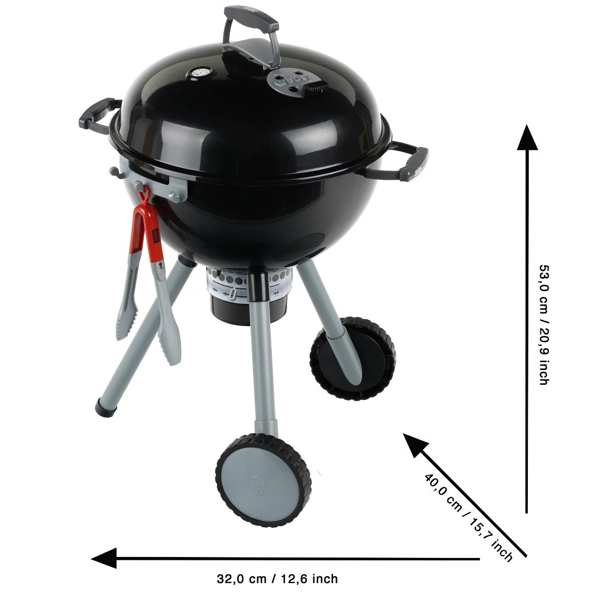 Weber Kettle Barbecue Light & Sound Kids Toy BBQ Set – Pretend Play, Ages 3+