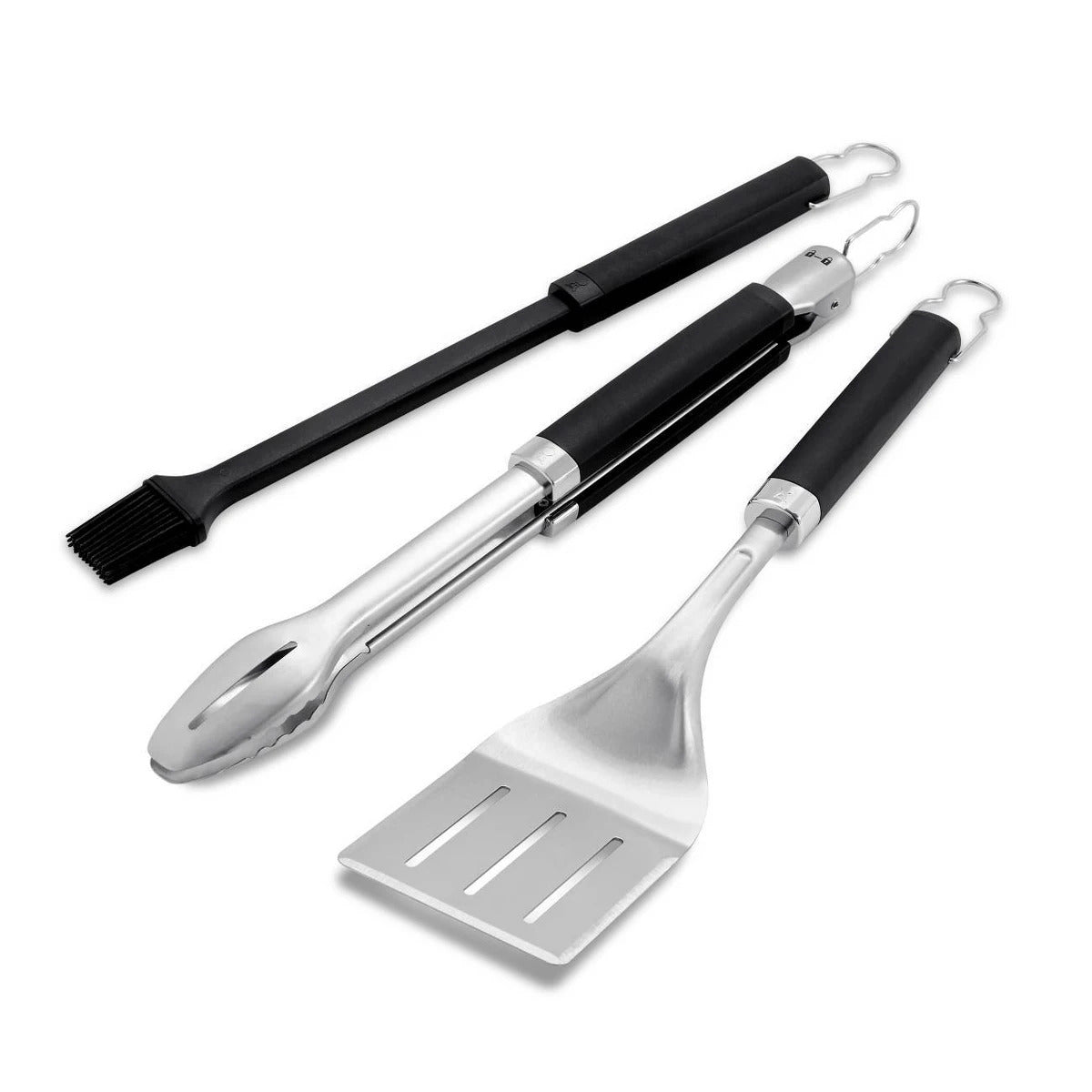 Weber 3-Piece Precision Grill Tool Set – Black