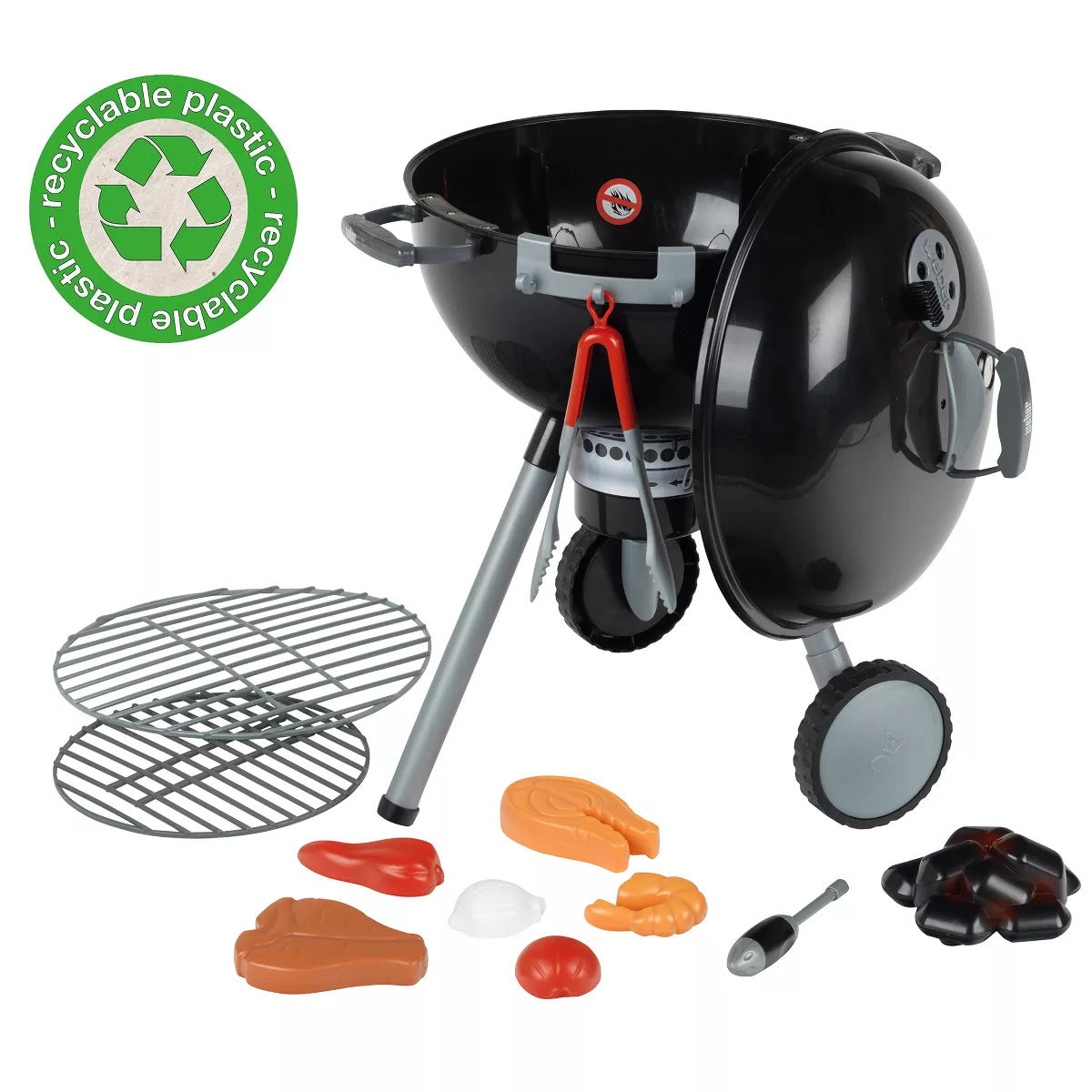 Weber Kettle Barbecue Light & Sound Kids Toy BBQ Set – Pretend Play, Ages 3+