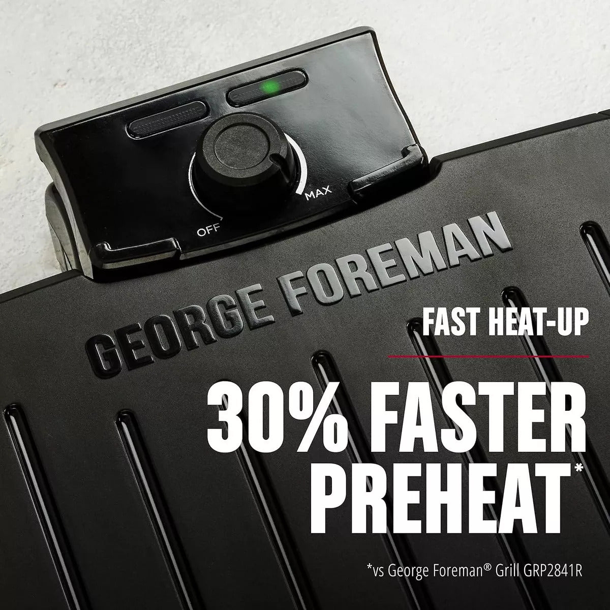 GEORGE FOREMAN Submersible Grill – 5-Serving, Adjustable Temperature, Black
