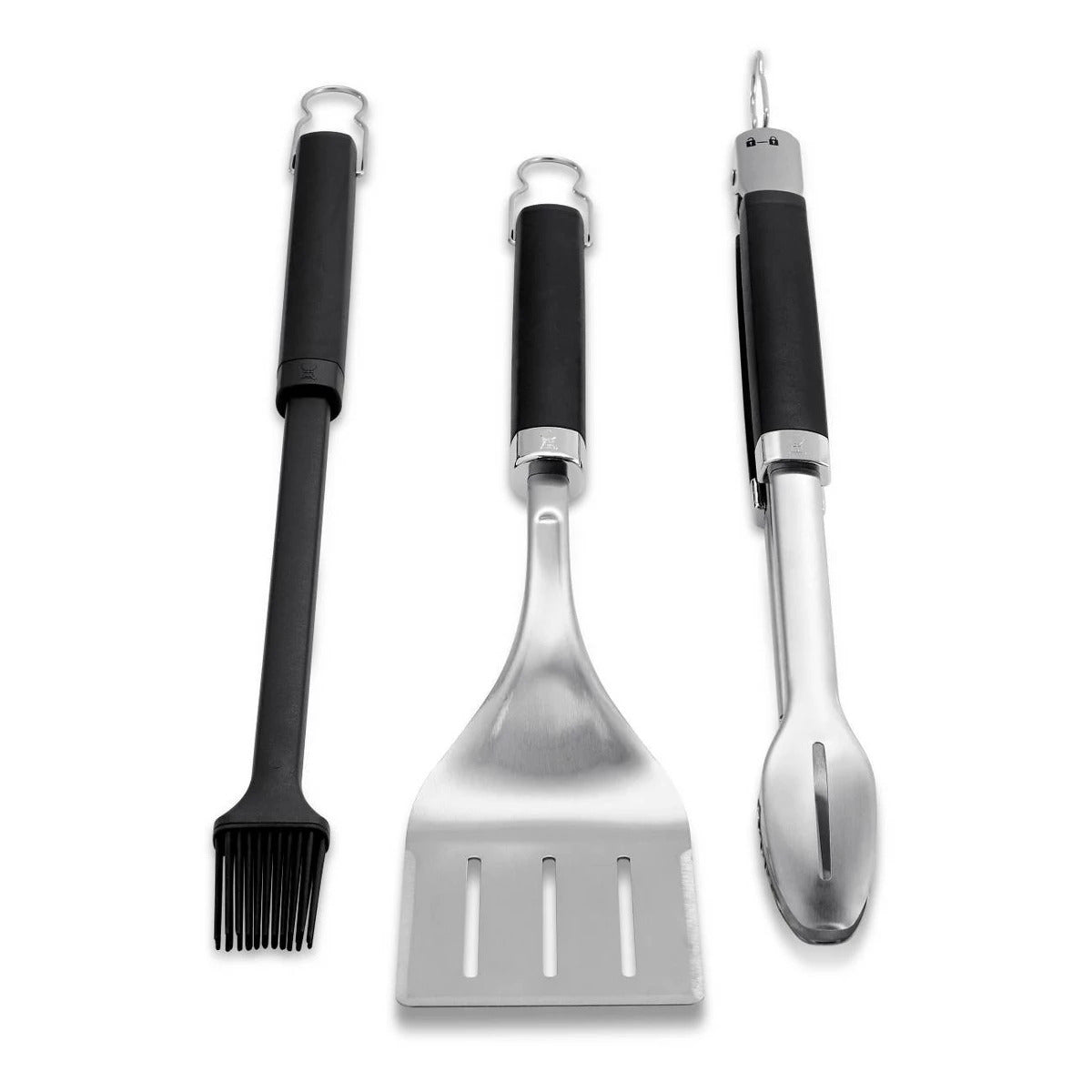 Weber 3-Piece Precision Grill Tool Set – Black