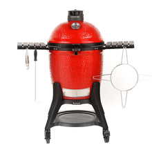 Kamado Joe® Classic Joe Series III 18" Charcoal Grill in Red with Cart