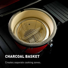 Kamado Joe® Classic Joe Series III 18" Charcoal Grill in Red with Cart