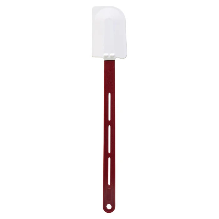 High Heat Silicone Scraper with Ergonomic Nylon Handle 16 Inch