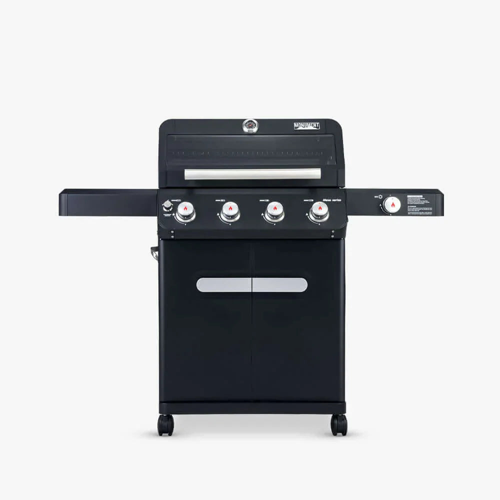 Monument Grills Mesa 425 Series | 4 Burner Propane Gas Grill in Black