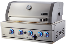 Mont Alpi 400 32 Inch Built In Propane Gas Grill, MABi400