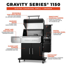 Masterbuilt®  Gravity Series™ 1150 Digital Charcoal Grill and Smoker