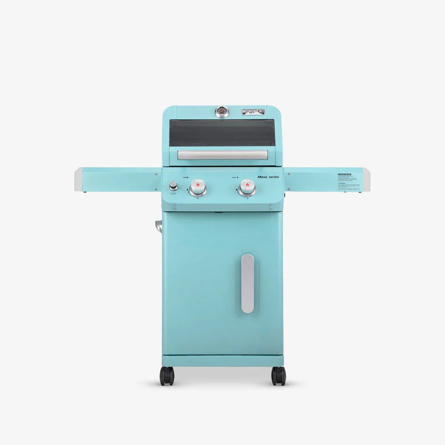 Monument Grills Mesa 200G Series | 2 Burner Propane Gas Grill in Turquoise Green