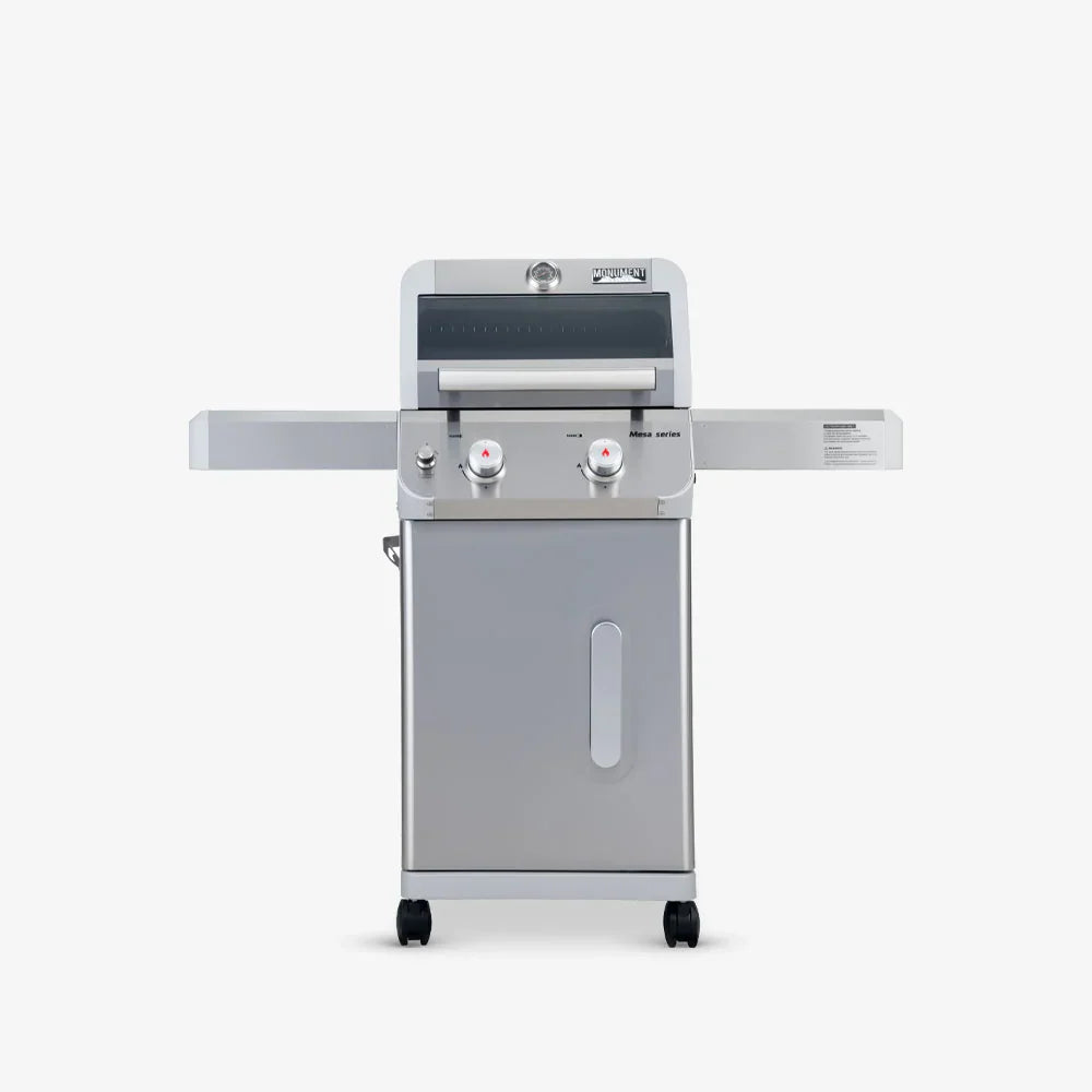 Monument Grills Mesa 200S Series | 2 Burner Propane Gas Grill in Stainless Steel