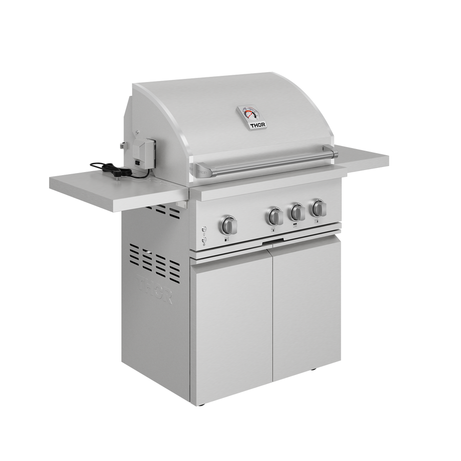 Gordon Ramsay by THOR Kitchen 32" Freestanding/Built-In Propane Gas Gas Grill and Cart, RBG3201