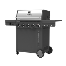 Char-Broil Performance Series™ FlavorMax™ 5 Burner Gas Grill Cabinet with Side Burner Gray - product image 3