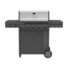 Char-Broil Performance Series™ FlavorMax™ 5 Burner Gas Grill Cabinet with Side Burner Gray - primary product image