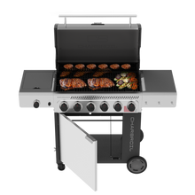 Char-Broil Performance Series™ FlavorMax™ 6 Burner Gas Grill Cabinet with Sear Burner and Side Burner Gray Stainless - product image 4