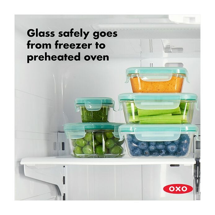 OXO 8 Piece SNAP Glass Round Container Set - image 8