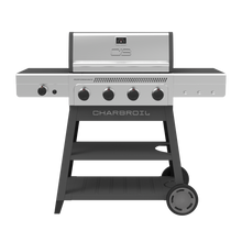 Char-Broil Performance Series™ 4-Burner Gas Grill with FlavorMax™ and Side Burner (Cart, Gray) - primary product image