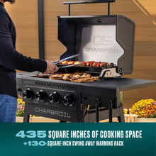 Char-Broil Performance Series™ FlavorMax™ 4 Burner Cart Gas Grill with Side Burner Blackout - product image 4