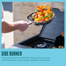 Char-Broil Performance Series™ FlavorMax™ 6 Burner Gas Grill Cabinet with Sear Burner and Side Burner Gray Stainless - product image 8
