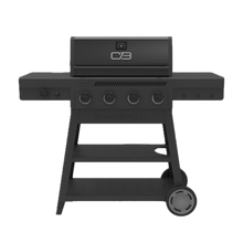 Char-Broil Performance Series™ 4-Burner Gas Grill with FlavorMax™ and Side Burner (Cart, Black/Gray) - primary product image