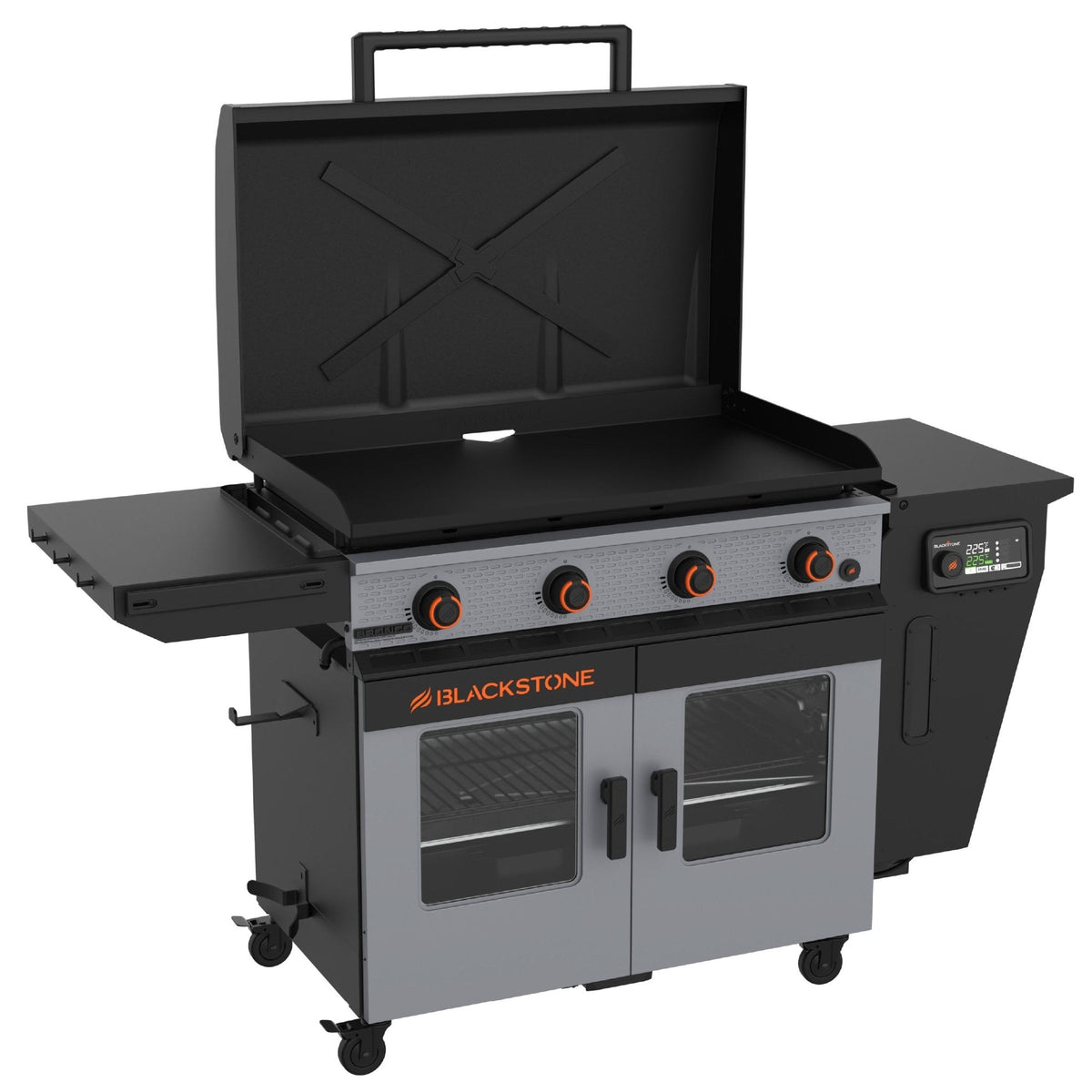 Blackstone Bronco 36” Griddle Vertical Pellet Smoker Combo