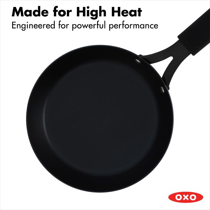 OXO Obsidian Carbon Steel 8" Frypan with Silicone Sleeve - image 7