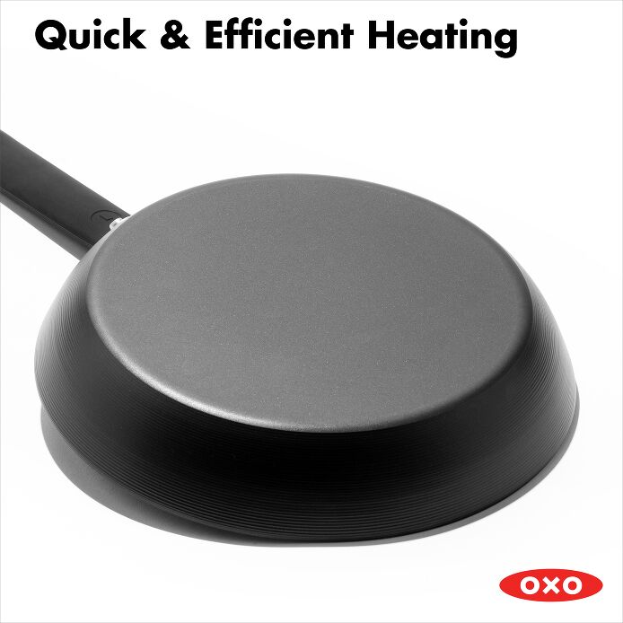 OXO Obsidian Carbon Steel 10" Frypan with Silicone Sleeve - image 8