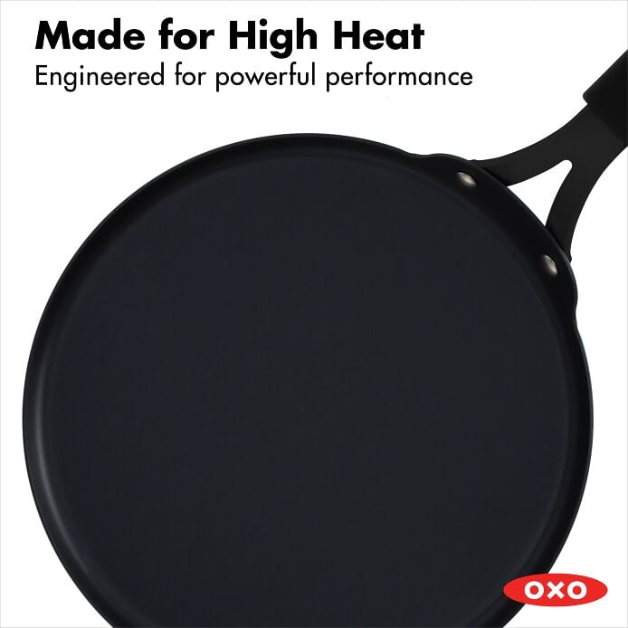OXO Obsidian Carbon Steel 10" Crepe Pan with Silicone Sleeve - image 7