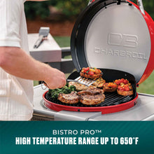 Char-Broil Bistro Pro™ Electric Grill & Griddle + Charcoal Mode Red - product image 8