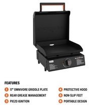 Culinary 17” Tabletop Griddle with Hood