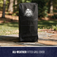 Black Pit Boss All-Weather Fitted Grill Cover.