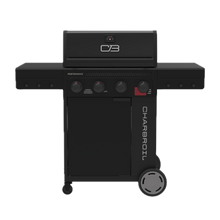 Char-Broil Performance Series™ 4-Burner Gas Grill with FlavorMax™ and Sear Burner (Cabinet, Blackout) - primary product image