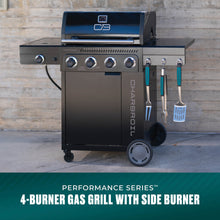 Char-Broil Performance Series™ 4-Burner Gas Grill with FlavorMax™ and Side Burner (Cabinet, Black) - product image 2