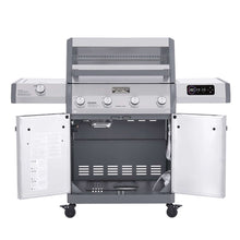 Monument Grills Eminence 405 Series | 4 Burner Tech Propane Gas Grill in Stainless Steel