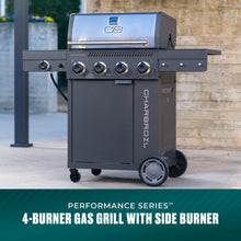Char-Broil Performance Series™ 4-Burner Gas Grill with FlavorMax™ and Side Burner (Cabinet, Gray & Black) - product image 2