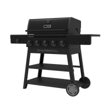 Char-Broil Performance Series™ FlavorMax™ 5 Burner Gas Grill Cart with Side Burner Blackout - product image 3